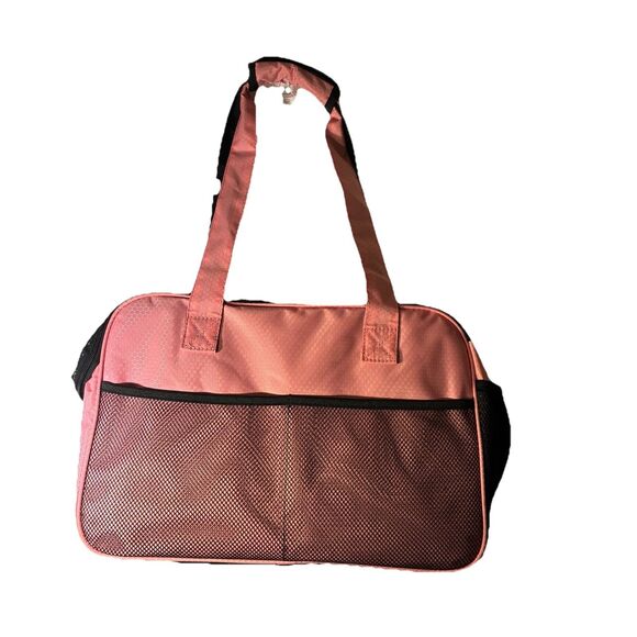 PetAmi Pink And Black Pet Carrier For Small Pets. Shoulder Strap Attached. - Picture 3 of 9